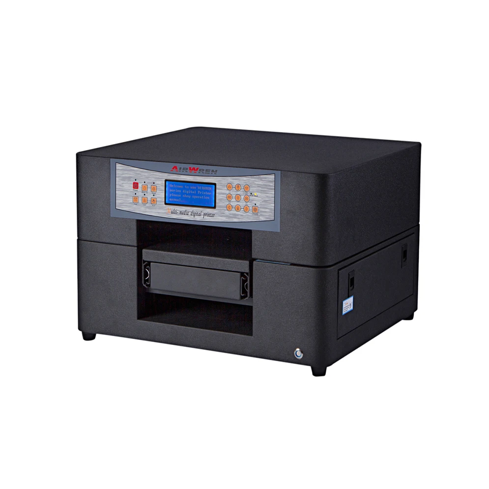 Настольный автоматический цифровой светодиодный УФ-принтер A4 с универсальным