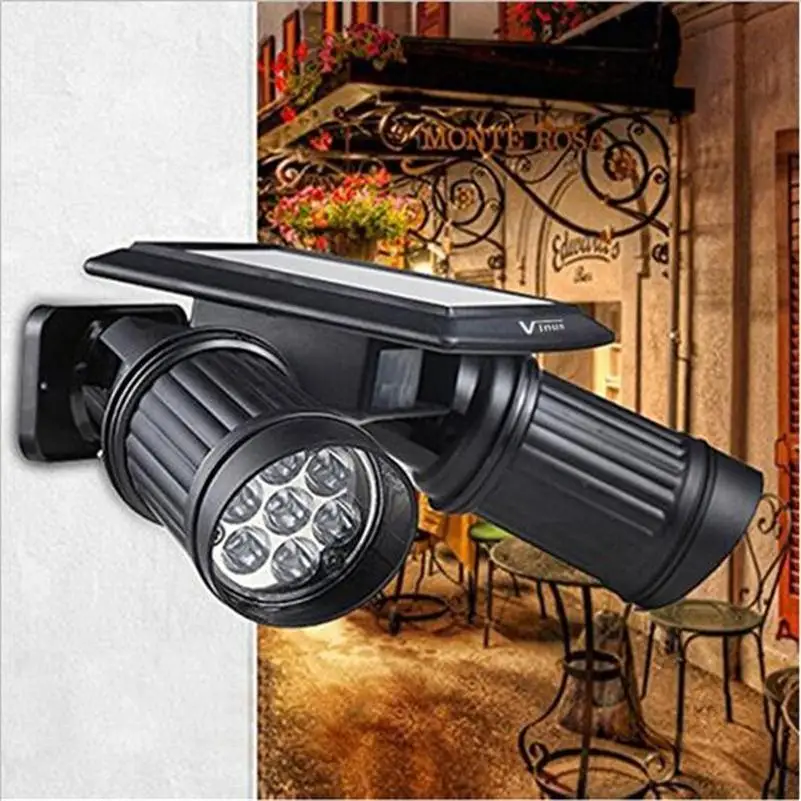 Регулируемый светодиодный солнечные лампы телескоп настенный светильник на