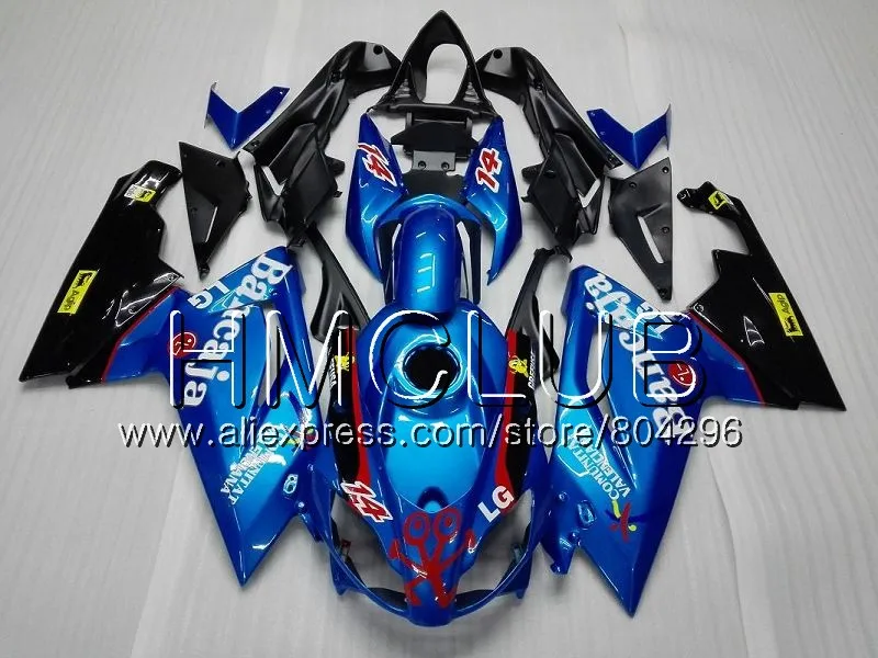 No. 14 Инъекции для Aprilia RS125 06 07 08 09 10 11 RS-125 черного и золотого цвета 119HM17 RSV125 RS4 RS 125 2006 2007 2008 2009 2010 2011 обтекатель - Цвет: No. 14