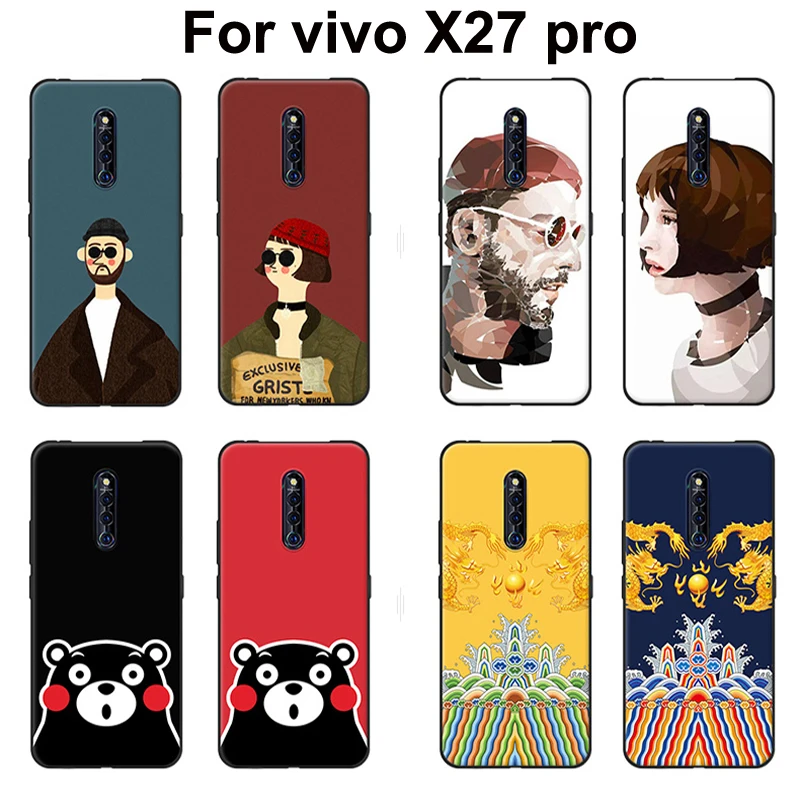 ДЛЯ vivo X27 Pro Чехол X27Pro 6 7 &quotзадняя крышка с рисунком Leon killer Мягкий силиконовый