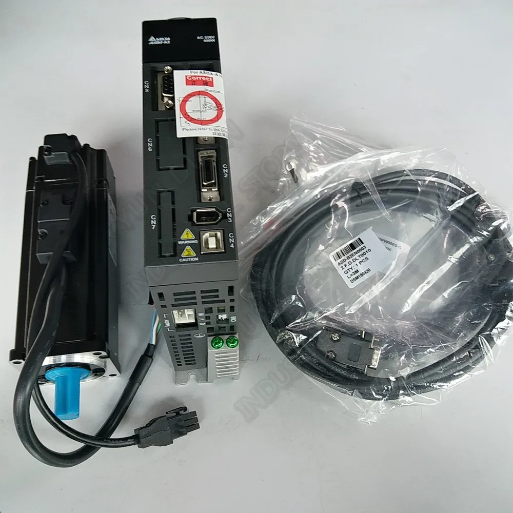 Новый Дельта A2 0.4KW 400W 220V 1.27Nm 3000 об/мин NEMA24 60 мм ASD 0421 L ECMA C10604RS серводвигатель
