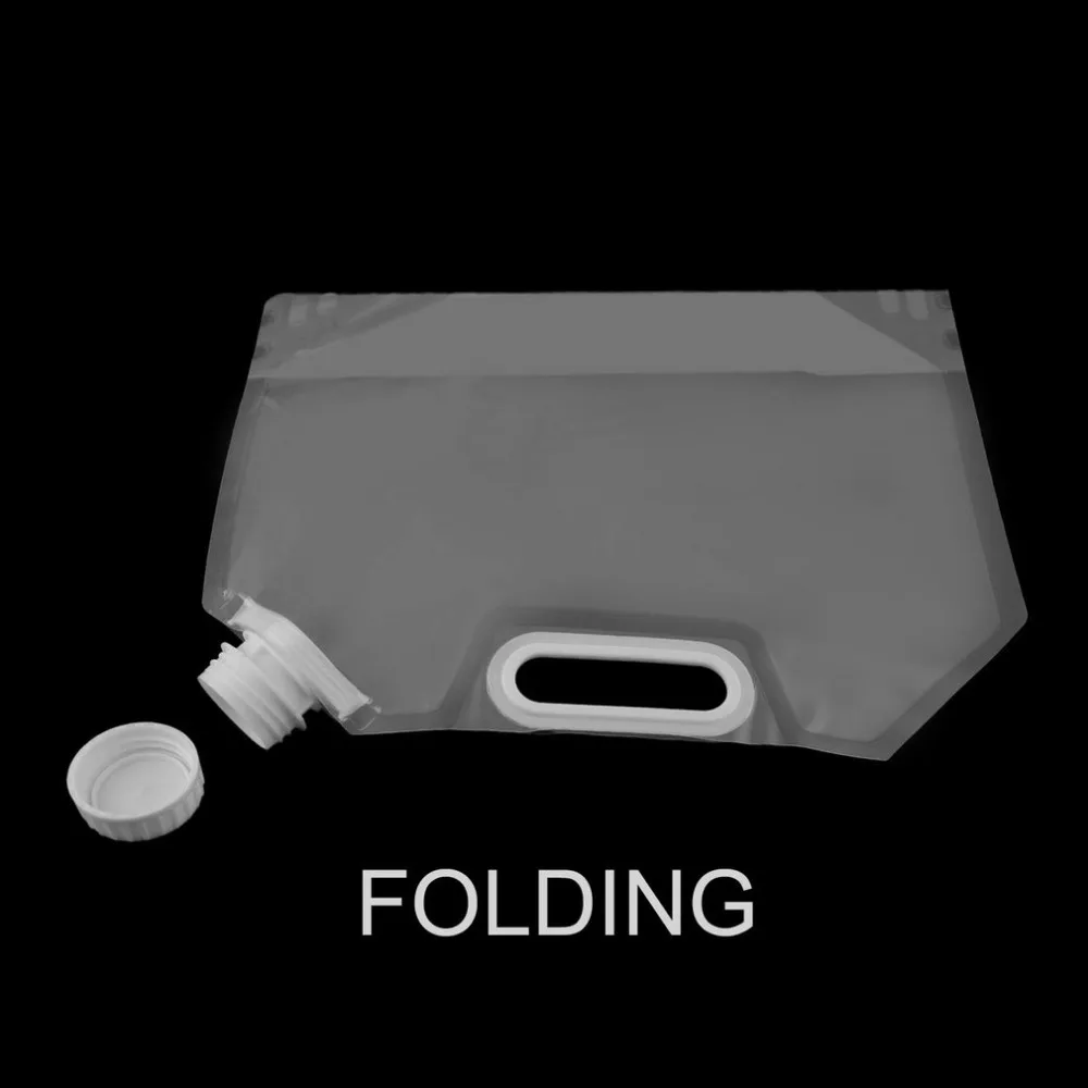 5л переносной складываемый бак для воды сумка аварийная жидкая грелка кемпинга