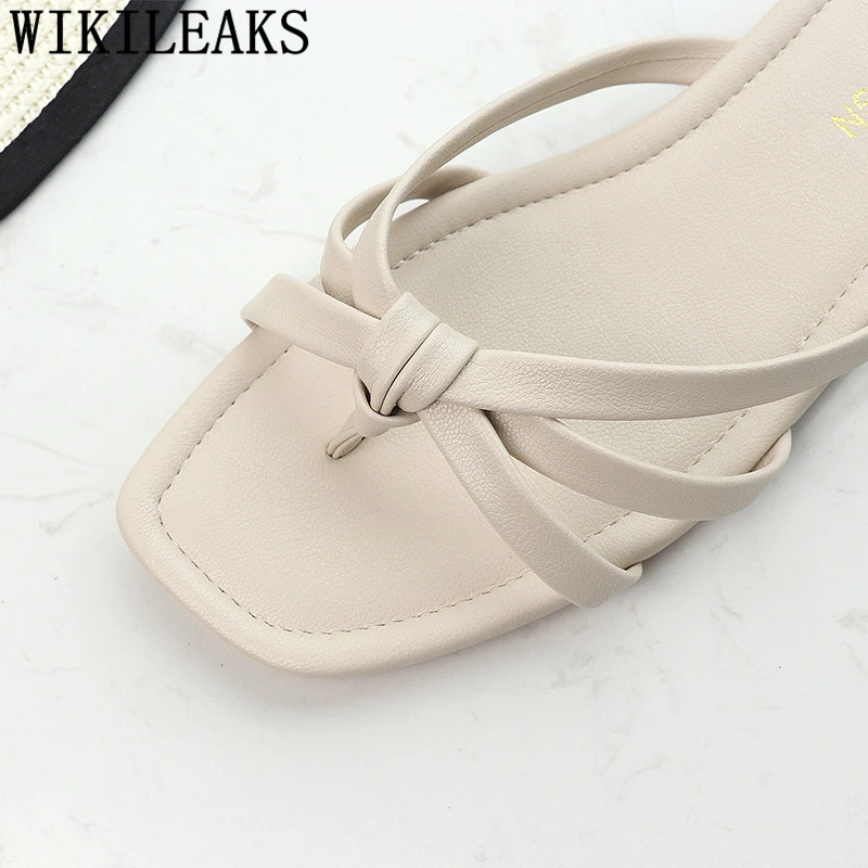 Дизайнерские шлепанцы без задника с открытыми пальцами женские 2019 летние