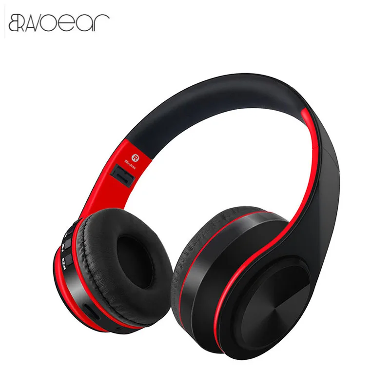 BRAVOear беспроводные наушники Bluetooth гарнитура стерео складные спортивные микрофон