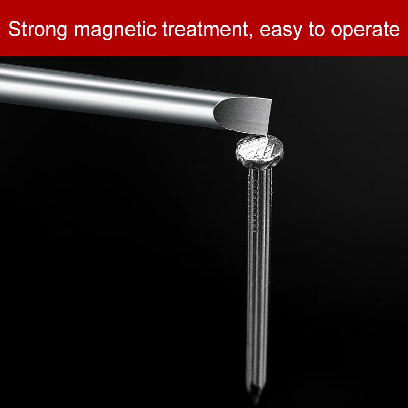 S2 сплав Сталь с плоской головкой наконечник прорезью магнитные прорези отвертки