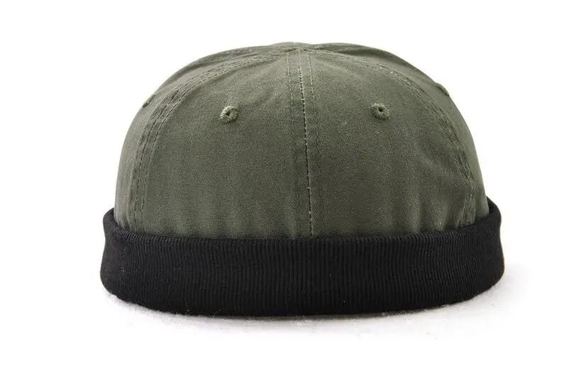Которая в душе Хлопок Мужской skullies beanie Регулируемая Дыня шляпа тренд Ретро карнизы фланец шапка помещика высокого качества Мужская шапочка из спандекса кости