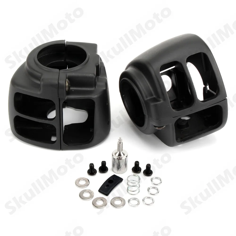 Черный комплект для мотоцикла Harley Sportster Iron 883 1200 48 72 XL 2014 2016|switch housing|switch housing