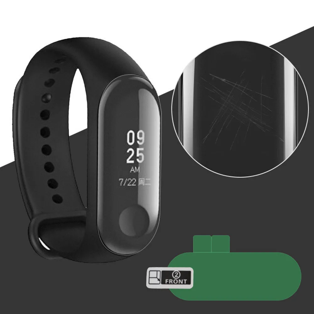 1 шт. Защитная пленка для Xiaomi mi Band 3 мягкая защитная xiomi Xao не стеклянная из