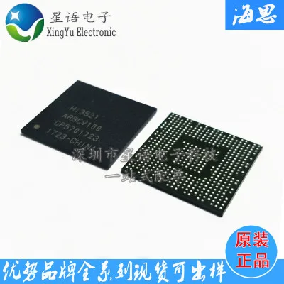 1 шт. HI3521ARBCV100 BGA437 HI3521 BGA 437 HI3521AV100 3521 IC новый и оригинальный|Запасные части| |