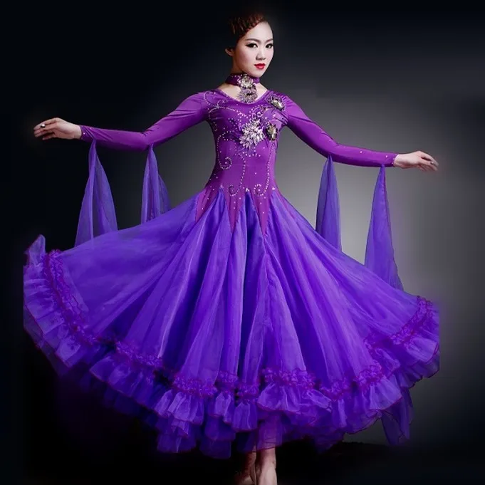 Женский костюм для бальных танцев с блестками 6 цветов|dress shaw|dress styles a linecostumes sex |