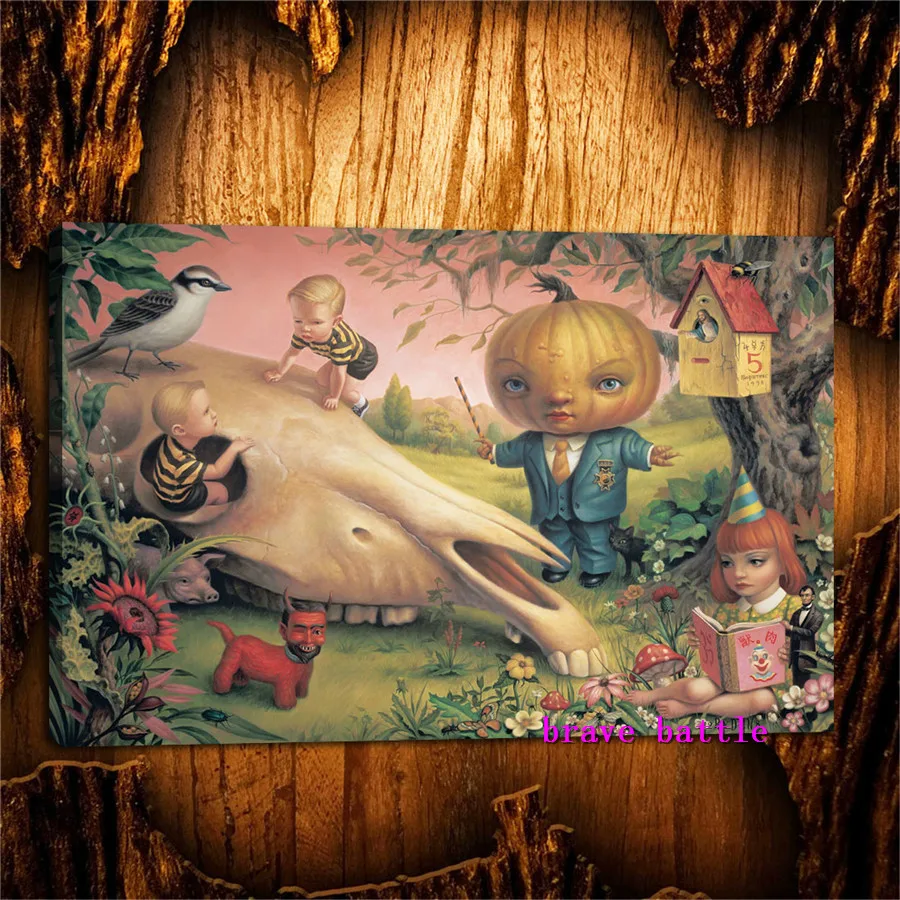 Mark Ryden детский необычный холст для живописи Тёмный мир гостиная спальня домашний