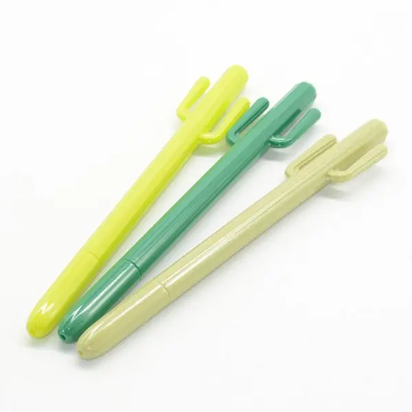 2 3 шт./компл. гелевая ручка Кактус caneta Kawaii Канцелярские Творческий papelaria милые lapices материал Эсколар kalem ручки - Цвет: 2
