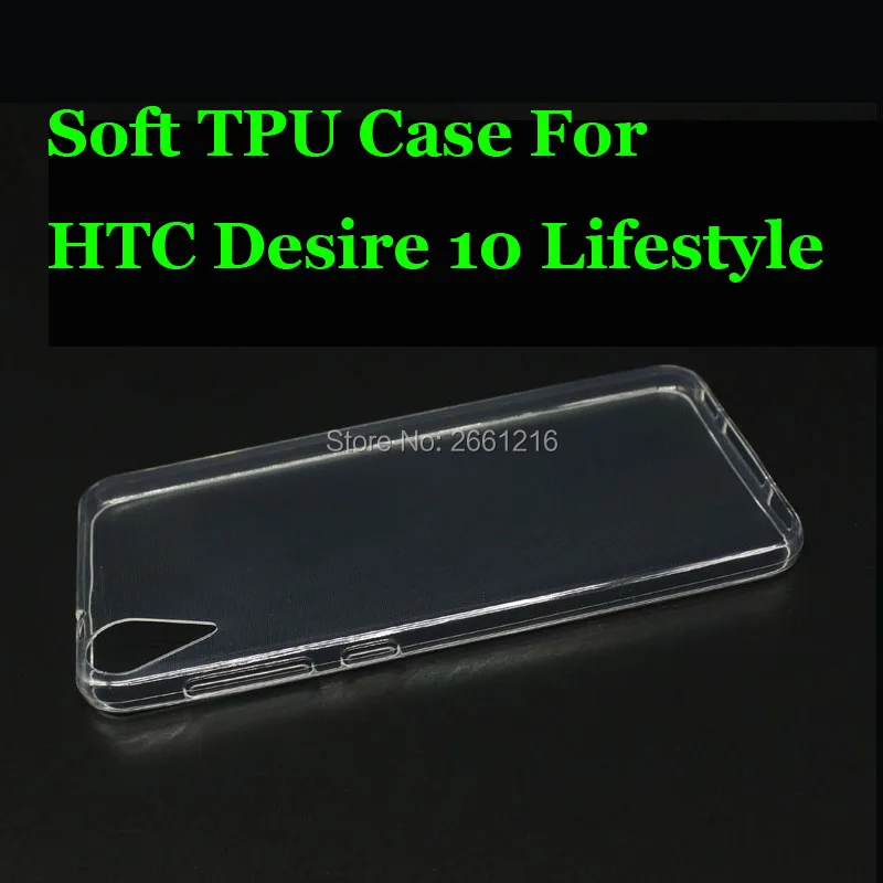 Ультратонкий Мягкий силиконовый гелевый прозрачный чехол из ТПУ Для Desire 10 Lifestyle