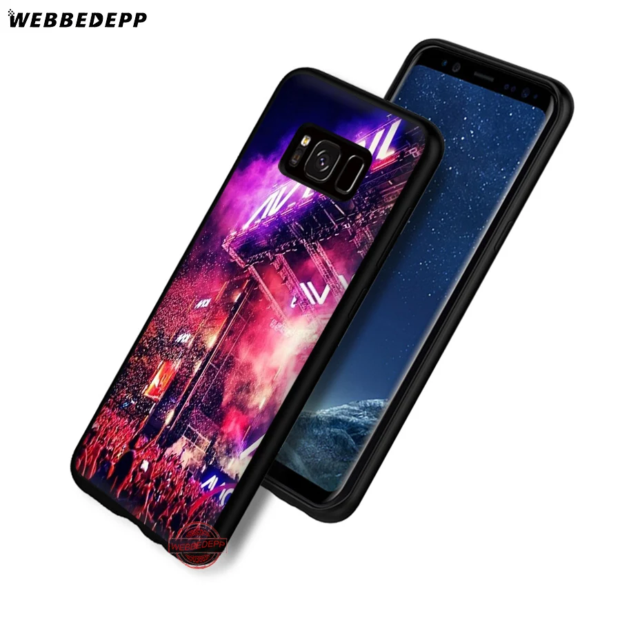 WEBBEDEPP Avicii Dj Tim Bergling Soft Case for Samsung A6 A7 A8 A9 J6 2018 S6 S7 S8 S9 S10E S20 Ultra Note 8 9 10 Lite Plus | Мобильные