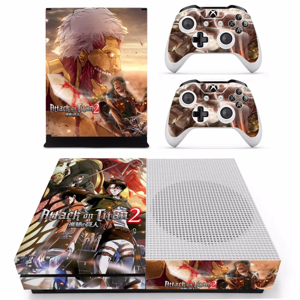 Наклейка из игры атака на Титанов виниловая наклейка консоль Microsoft Xbox One S и 2