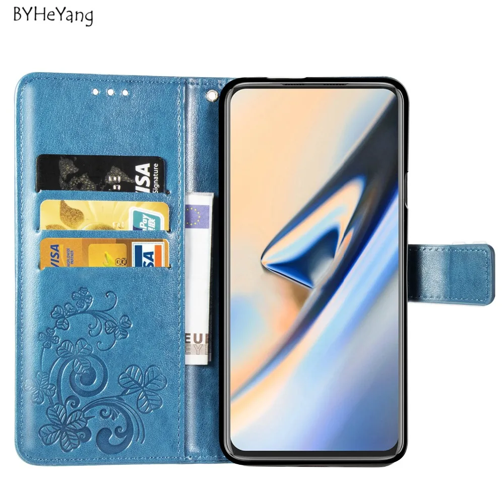 Чехол для Oneplus 7 Pro 1 + чехол из искусственной кожи чехлы книжки винтажные телефонов