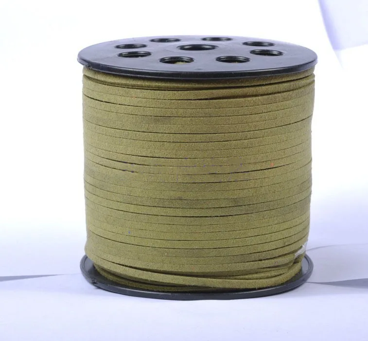 100 ярдов/рулон веревка из искусственной замши 3 х2 мм | Украшения и аксессуары