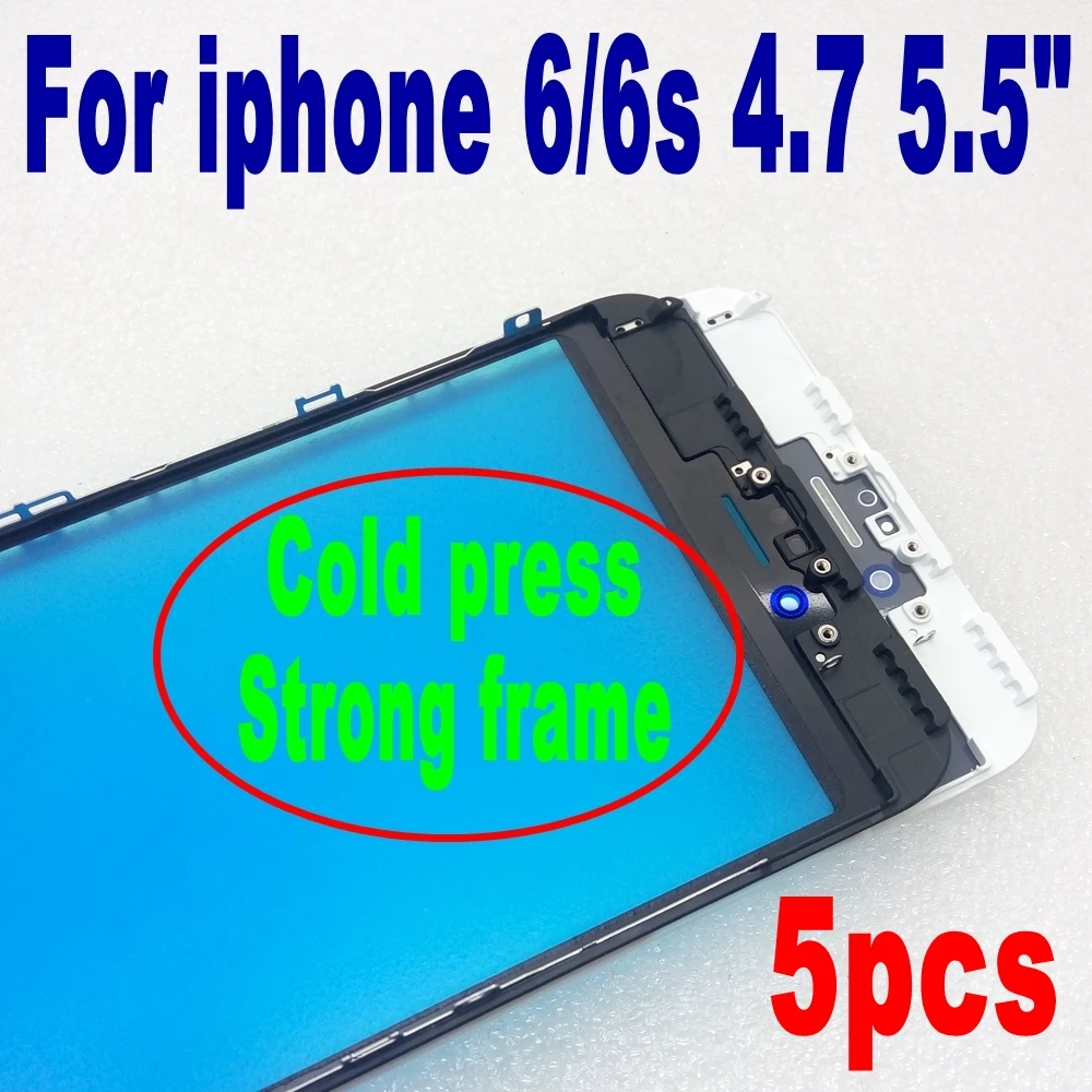 Внешнее стекло для iPhone 6s с рамкой в сборе 5 шт. | Мобильные телефоны и аксессуары