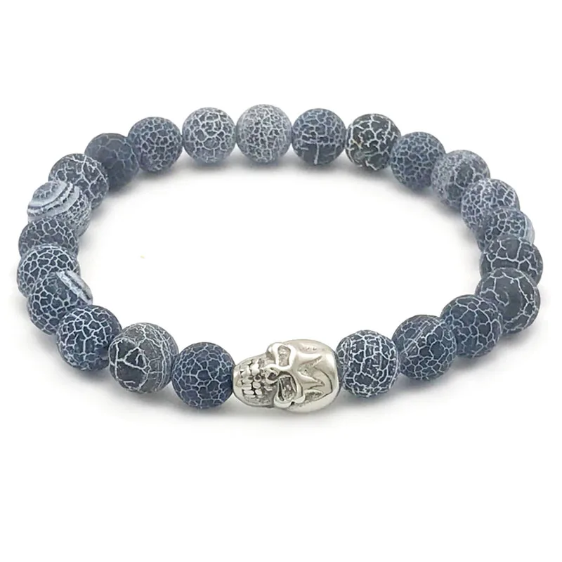 10 шт. мужской браслет с черепом 8 мм|bracelet with|skull braceletbracelet designer |