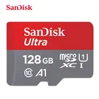 Карта памяти Sandisk Micro SD, класс 10, класс 10, 16 ГБ, 32 ГБ, 64 ГБ, 128 ГБ, 200 ГБ, 256 ГБ, U1, TF-карта, SDHC, SDXC UHS-I