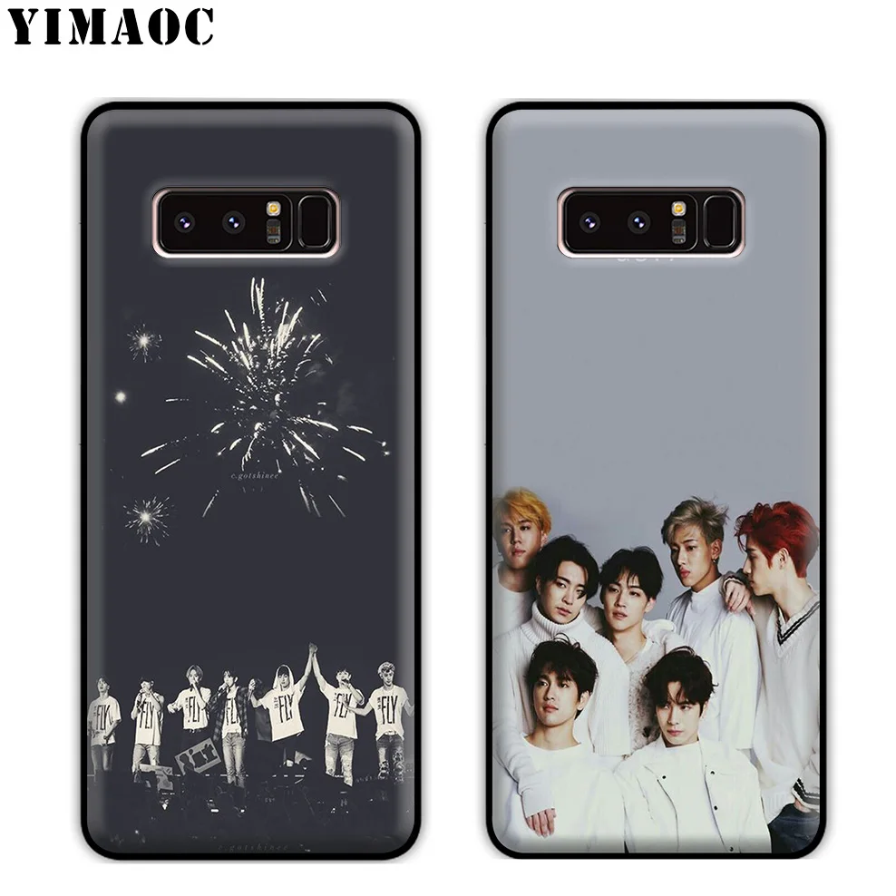 Yimaoc GOT7 диапазонах K поп Мягкий силиконовый чехол для samsung Galaxy Note 10 плюс 9 8 A9 A8 A6 2018 A5