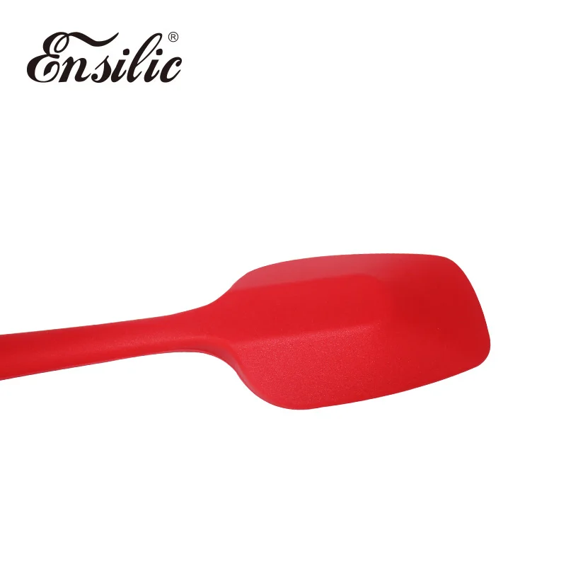 Ensilic Food Grade Silicone Scrapers Non-Stick DIY Baking Pastry Spoon Heat Resistant Non-Scratch Kitchen Tools | Дом и сад