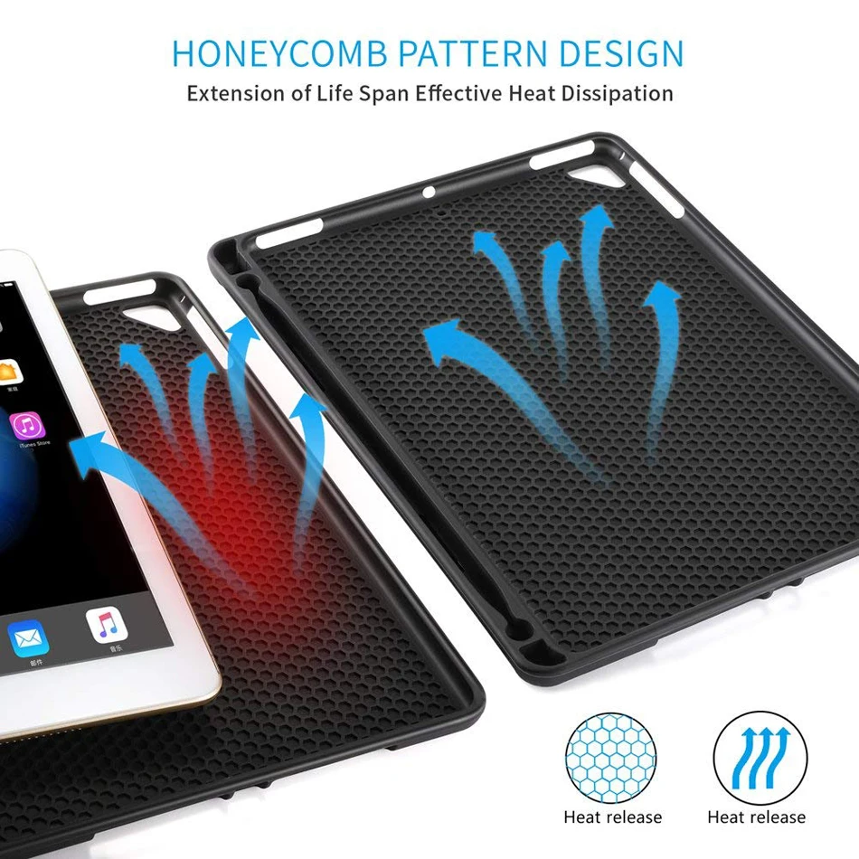 Чехол CHOETECH для iPad Air 2 складная Передняя Задняя крышка подставка с держателем