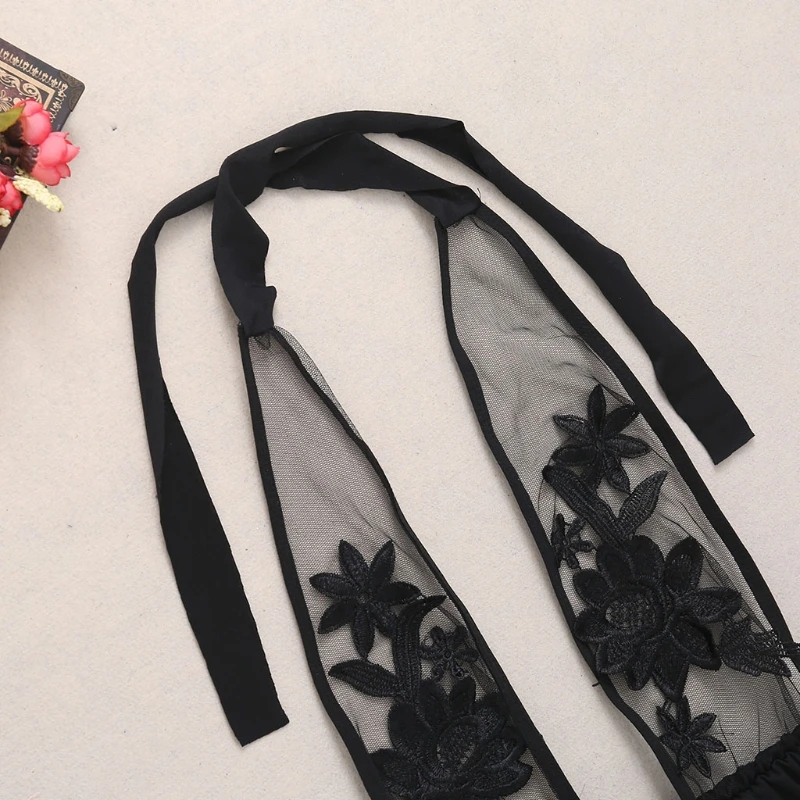 Женский купальник с цветочным принтом Прозрачный Кружевной Костюм