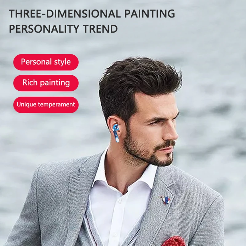 I7s tws Camo Bluetooth гарнитура Внутриканальные наушники беспроводные стерео