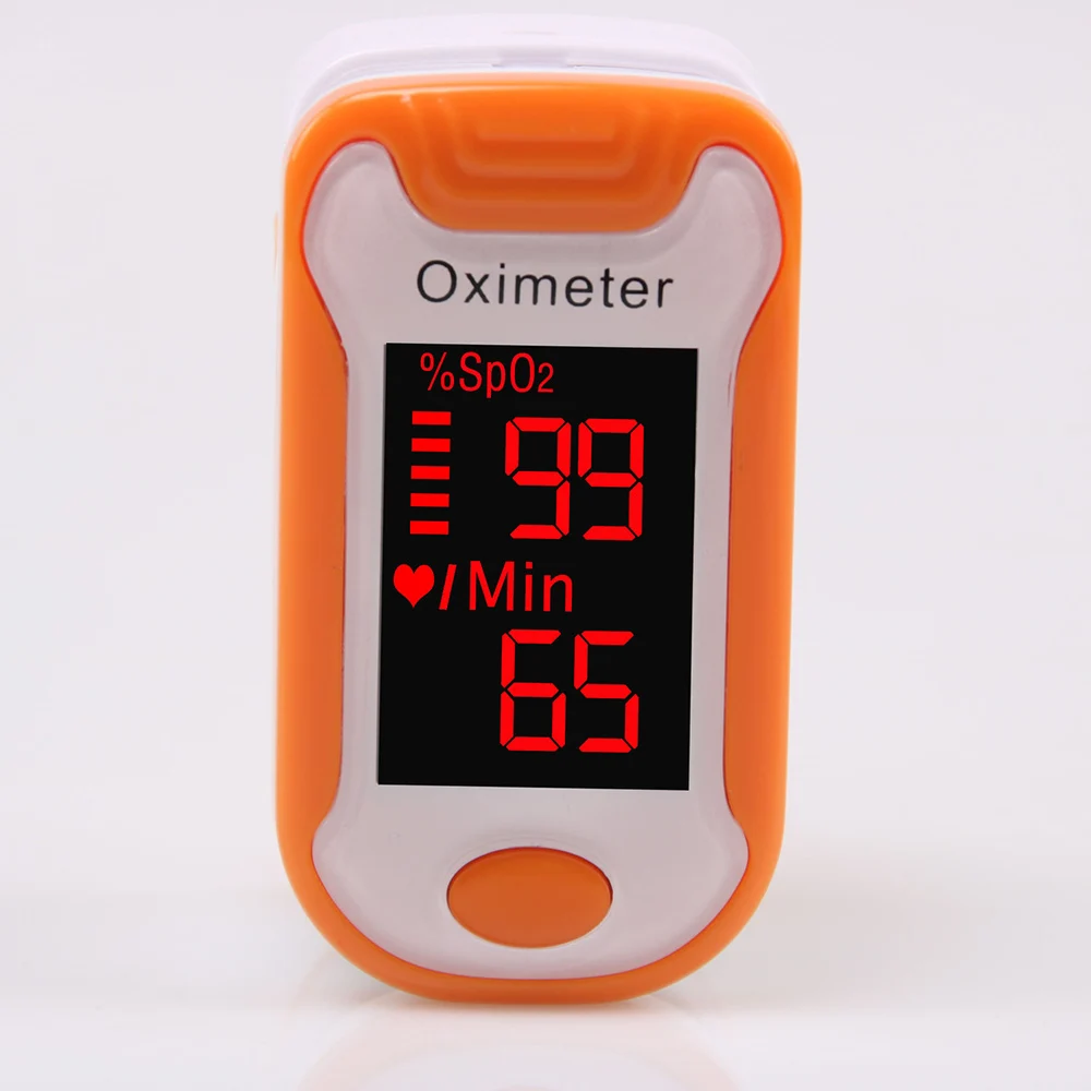 YELLOW Цифровой пальцевой Пульсоксиметр медицинское оборудование Heartrate монитор портативный lcd Oximetro Heartrate Saturometro - Цвет: YELLOW