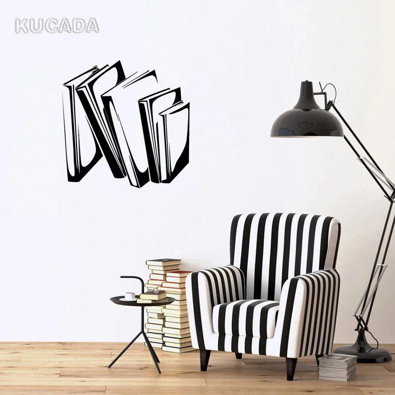 

Vinyl Creative Wall Sticker Office Study Meeting room Books Knowledge Decal DIY Home Decor Art Mural JG4151