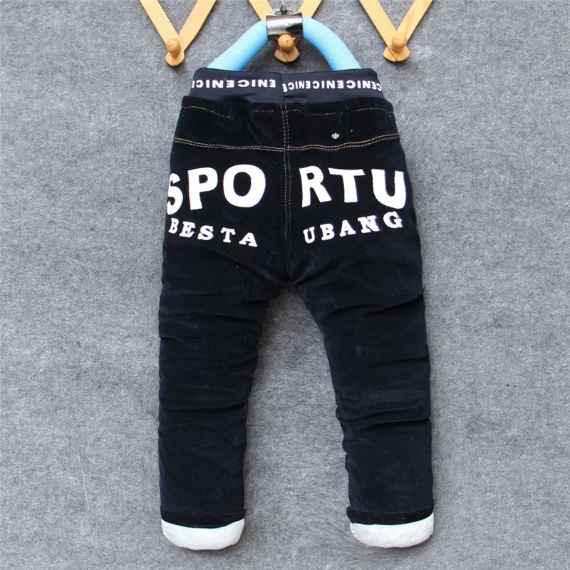 BibiCola Детские Теплые Брюки Осень Зима Руно Безногий Вязать Мальчики Девочки