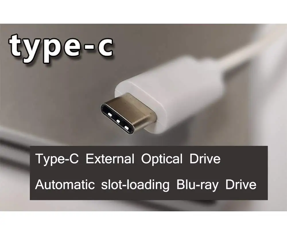 Внешний автоматический слот-загрузка Blu-Ray DVD привод горелки плеер USB3.0 тип-c DVD-RW VCD CD RW ридер для Apple Pro Air iMAC ПК