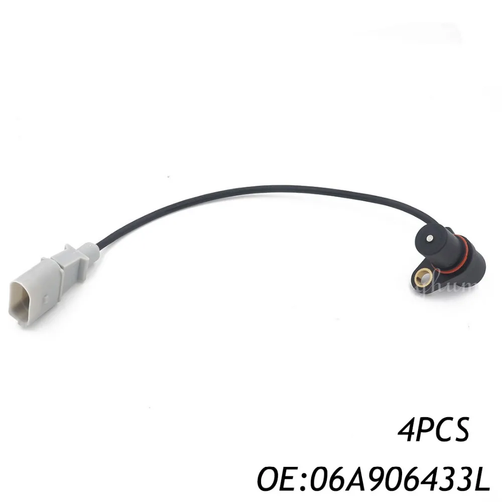 

4PCS Crankshaft Position Sensor 06A906433L For Audi VW Bora Caddy Golf Jetta Beetle Passat Polo Touran 1.2 1.6 1.8 2.0