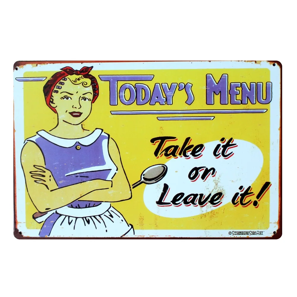 

[Mike86] Оловянная вывеска с надписью «TAKE and LOVE IT» в современном стиле, настенное украшение в стиле ретро, винтажное Подарочное украшение, Миним...