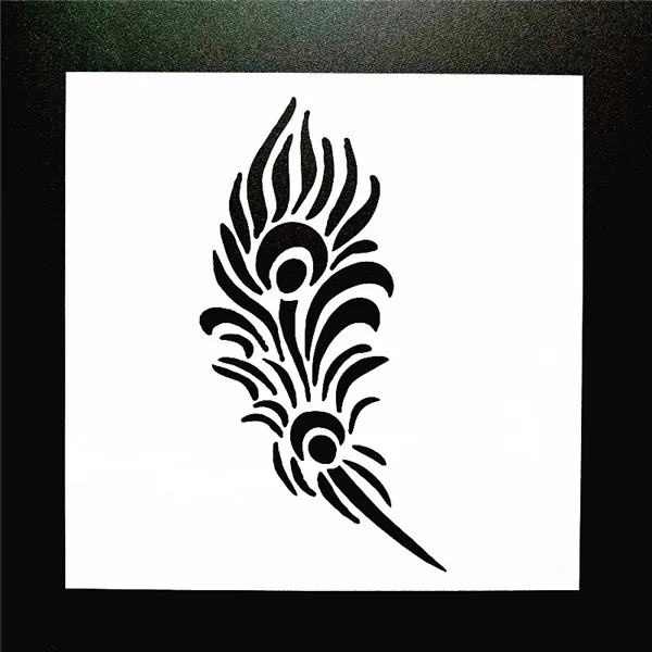 

Feather pvc Layering Stencils for Diy scrapbook coloring,painting stencil,home decor diy etc. Product image