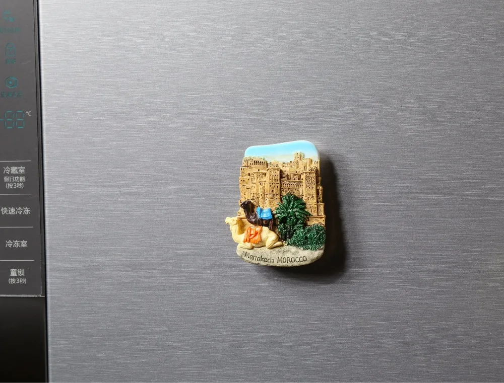 Наклейки на холодильник с марроканскими верблюдами | Дом и сад