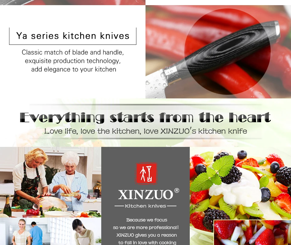 XINZUO " Santoku ножи 67 слоев японский стиль VG10 дамасский кухонный нож шеф-повара для овощей кованая сталь Pakkawood ручка