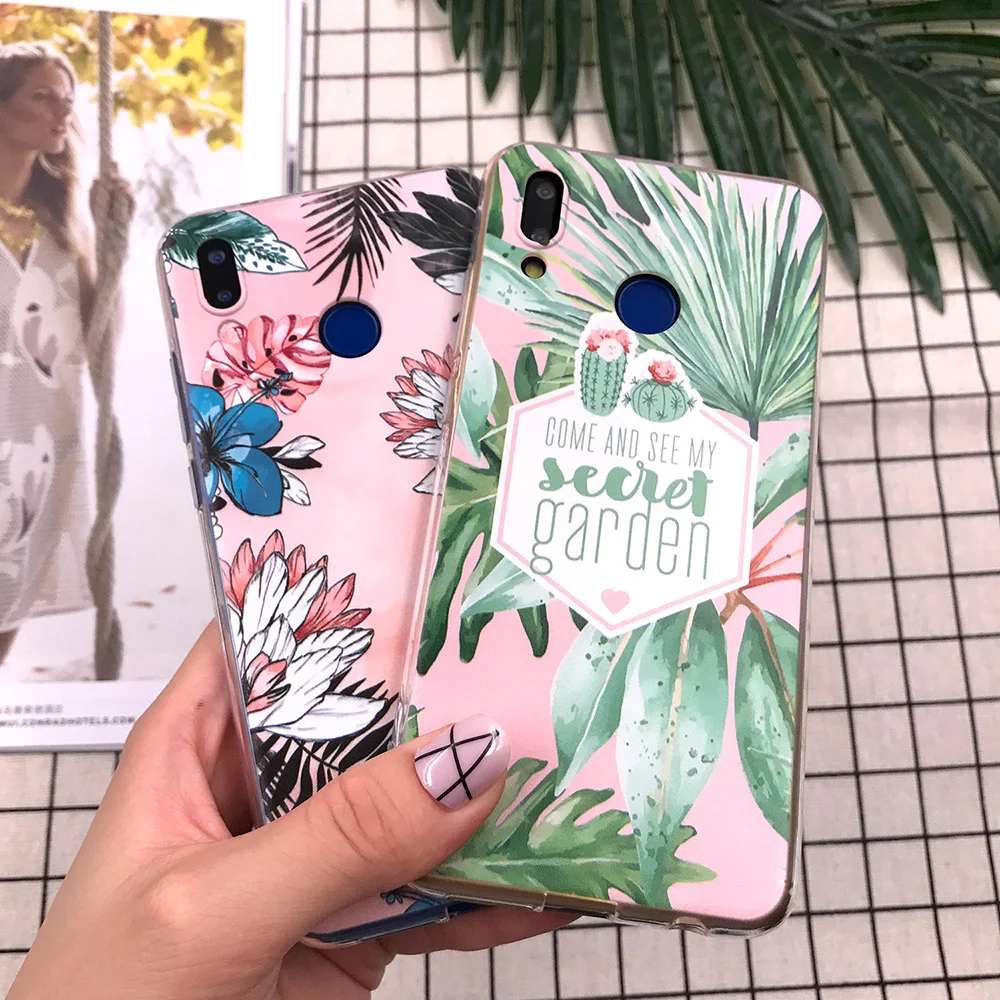 Чехол для Huawei P20 Lite чехол с цветами P9 2017 P8 P10 Pro Plus Honor 9 Mate 10 чехол|Бамперы| |