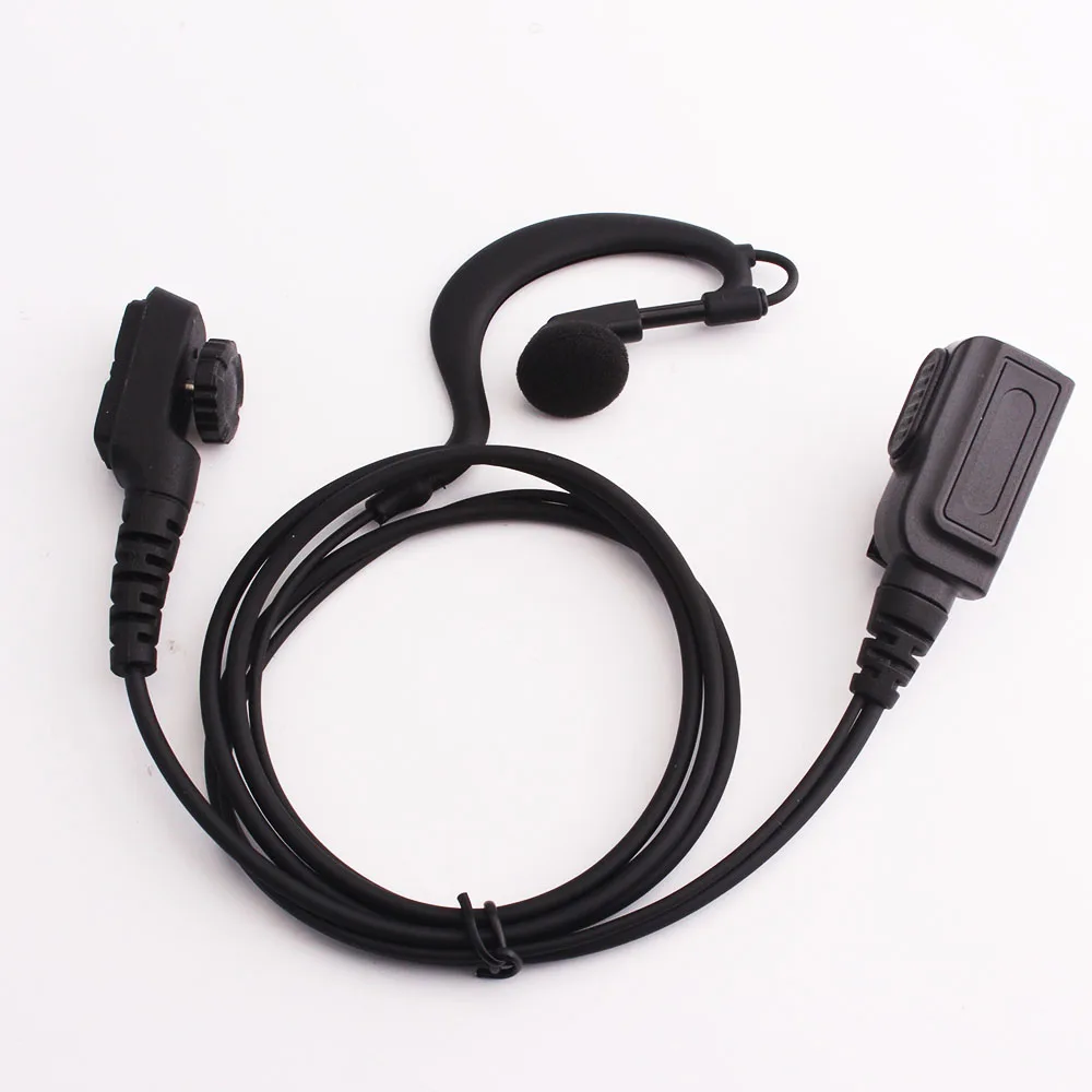 G Форма крючком гарнитура Mic PTT для HYT Hytera PD780 PD780G PD785 PD782 PD700 PD702 двухстороннее радио