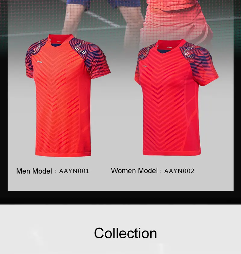 Li-Ning, женская футболка для бадминтона, сборная команда, соревнования, футболка, сухая, бесшовная подкладка, дышащие спортивные топы, AAYN002 WTS1370