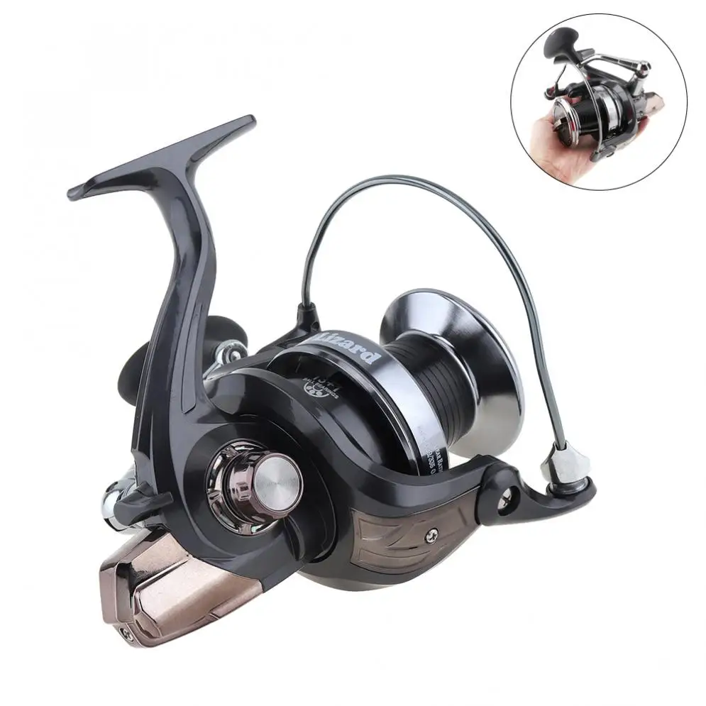 

7000 Series 13+1 Ball Bearings 5.1:1 Spinning Fishing Reel Metal Spool 20KG / 44LB Max Drag Trolling Left/Right Interchangeable