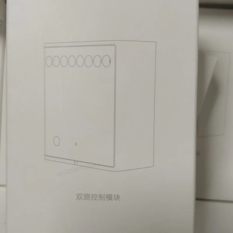 Двухполосный модуль управления Xiaomi Mijia Aqara, беспроводной релейный контроллер, 2 канала, работает для приложения Mijia и домашнего комплекта