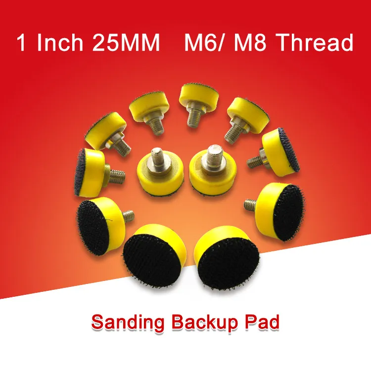 

1 дюйм 25 мм резервная шлифовальная подушечка шлифовальная подложка для электрической шлифовальной машины абразивные инструменты вращающийся инструмент Dremel полировка и шлифовка