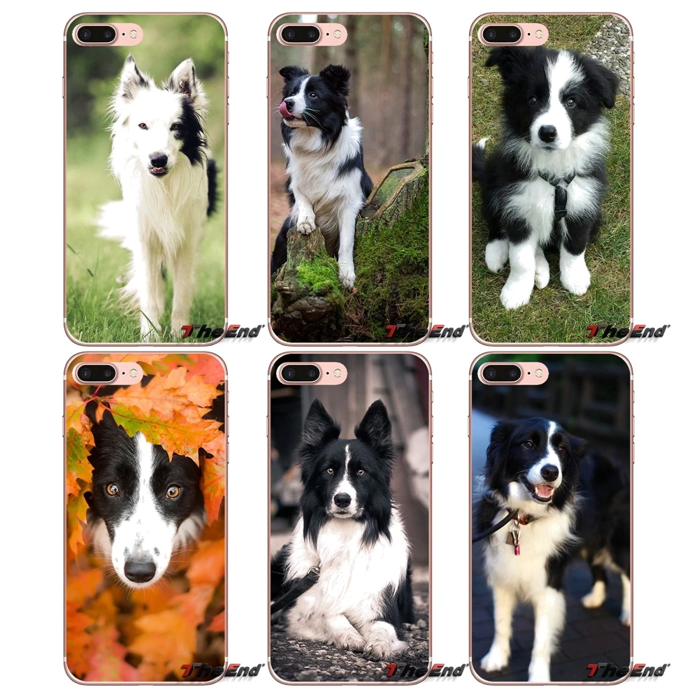 Мягкий силиконовый чехол для HTC One M7 M8 A9 M9 M10 E9 Plus Desire 630 530 626 628 816 820 Motorola G G2 G3 Border Collie