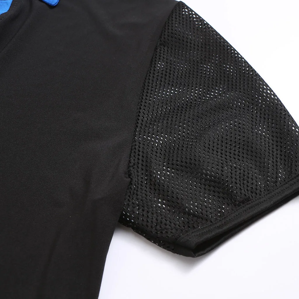 2019 Рубашка футболки мужская футболка с коротким рукавом сетчатая газовая