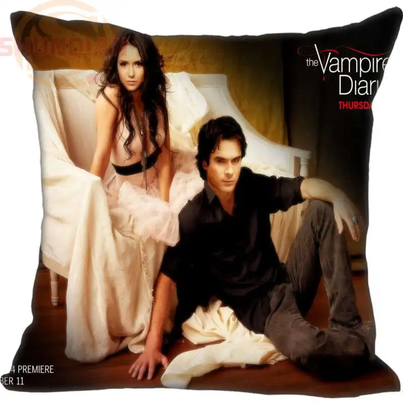 Новый вампира Дневники декоративная Свадебные наволочки наволочка ручной 35X35cm