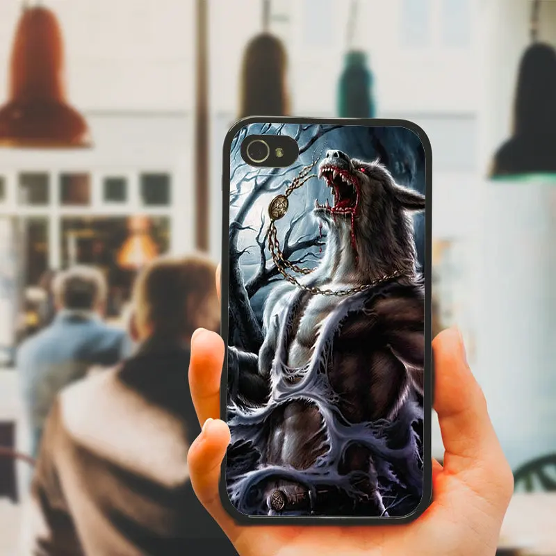 Cell Phone Case Hard Plastic Cover Protect for iphone 8 7 6 6S Plus X XR XS Max 5S 5 SE 4 4S Shell Fashion Werewolf |