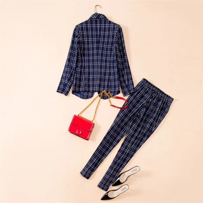 Высокое качество новинка 2018 дизайнерский подиумный костюм набор Женский