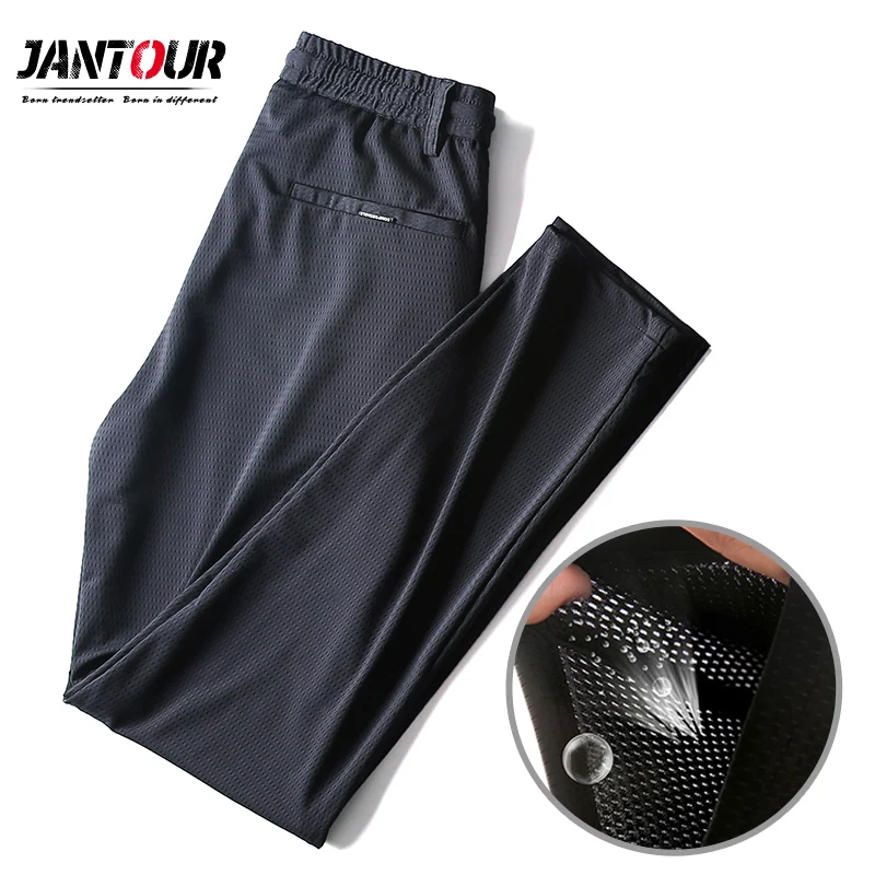 Новые летние тонкие сетчатые штаны мужские летние дышащие спортивные Slim Fit повседневные мужские Беговые тренировочные брюки мужские s брюки